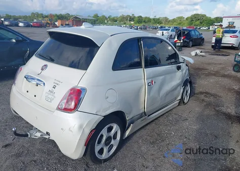2015 Fiat 500 Battery Electric из США, поврежденный, VIN 3C3CFFGE1FT717765